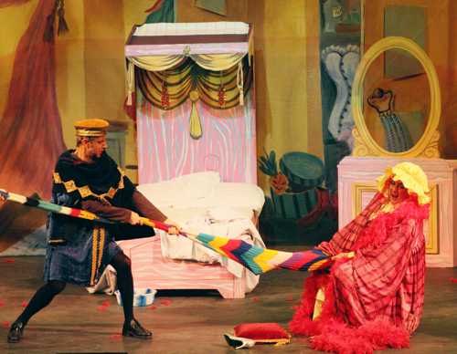 Cinderella Pantomime Broxbourne: Major Domo and Ugly Sister