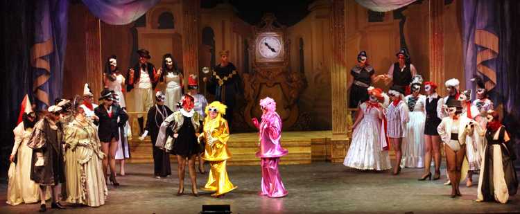 Cinderella Pantomime Broxbourne: Ugly Sisters at the Ball