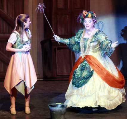 Cinderella Pantomime Broxbourne: Cinderella and Fairy Godmother