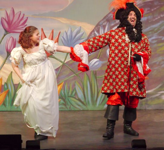 Wendy and Captain Hook -- Peter Pan the Pantomime -- Broxbourne